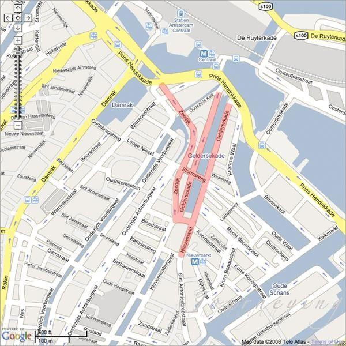 地図の中華街アムステルダム