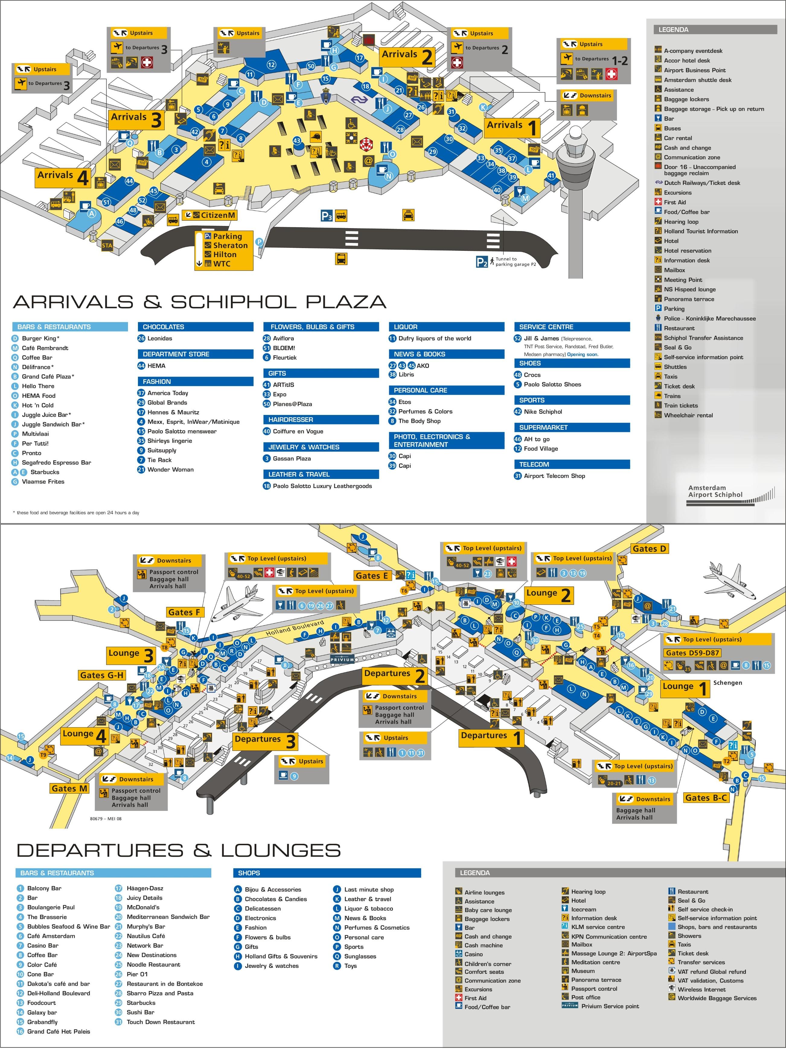 スキポール 地図