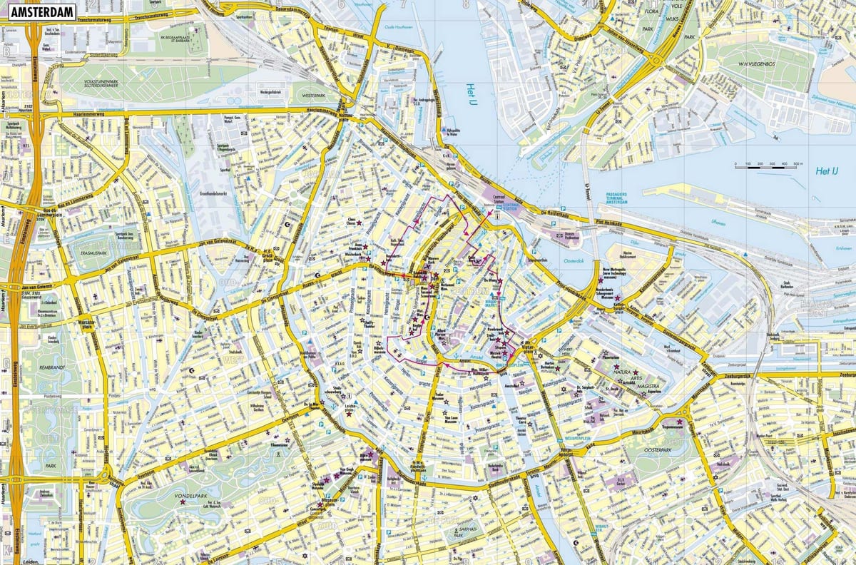 アムステルダムの地図