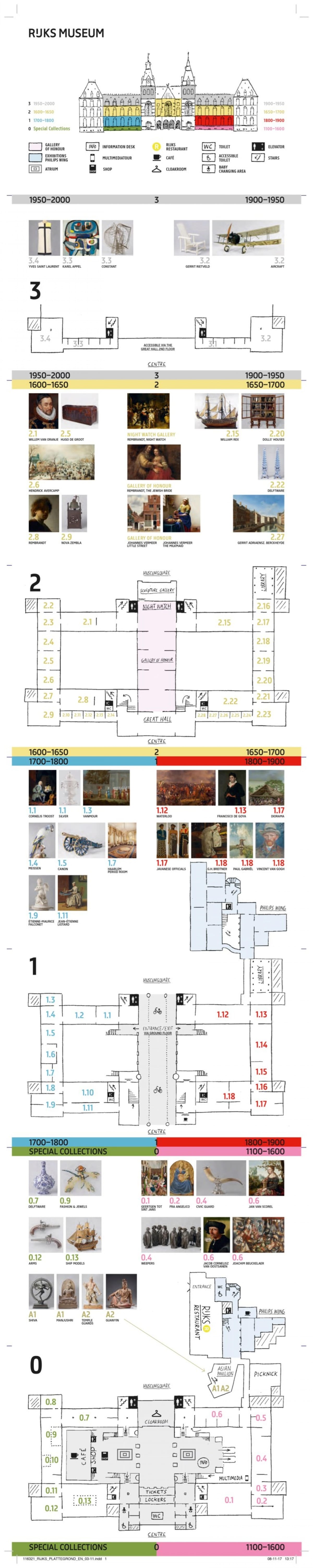 地図のアムステルダム市立近代美術館