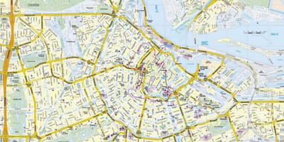 アムステルダムの地図
