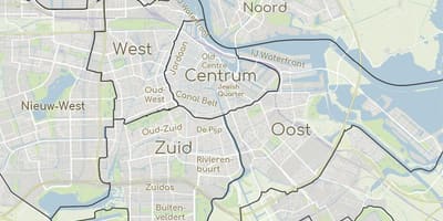 地図アムステルダムの地図