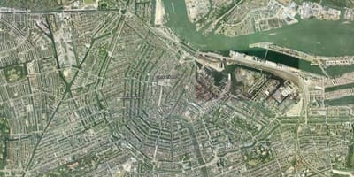 地図の衛星アムステルダム 