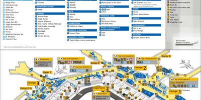 Amsスキポール空港地図