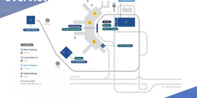 地図のスキポール駐車場
