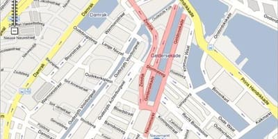 地図の中華街アムステルダム