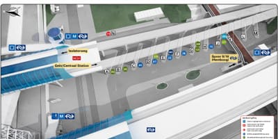 地図sloterdijk駅