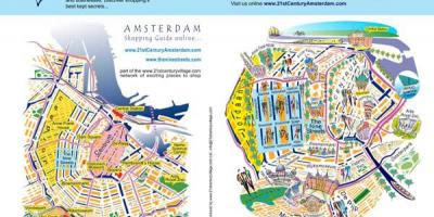 アムステルダム街の地図