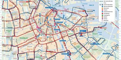 アムステルダム市交通地図